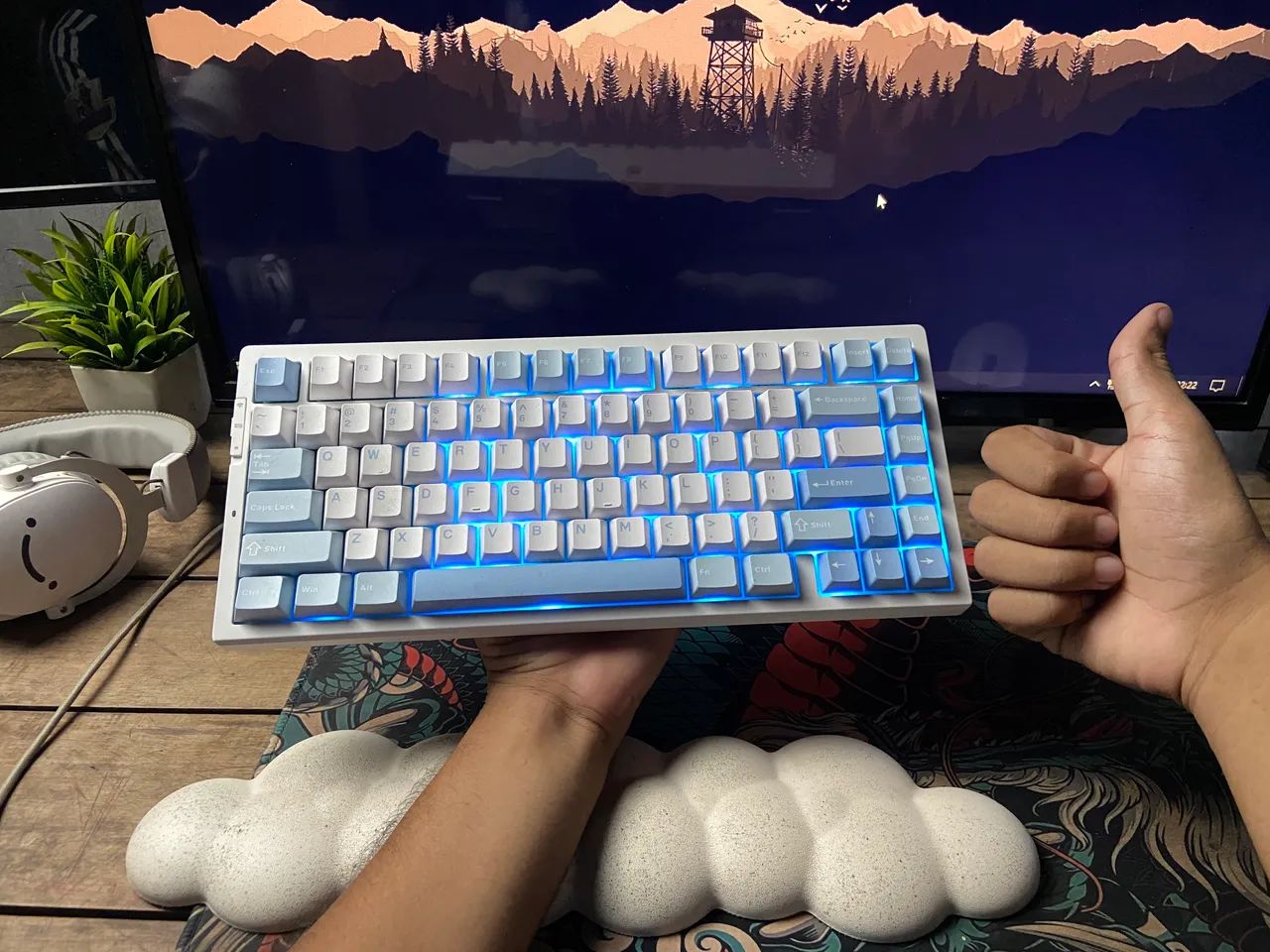 Teclado mecânico(MCHOSE G75 pro) - Foto 2