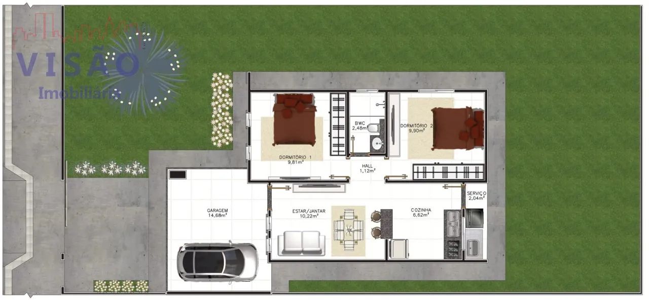 COMPRE SUA CASA SEM ENTRADA* NA NOVA MOSSORÓ II - Foto 2
