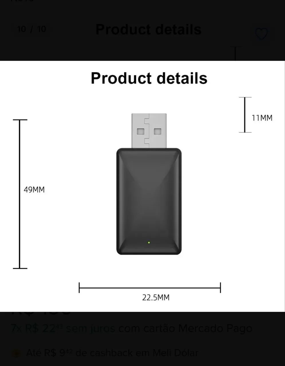 Adaptador CarPlay 2 em 1 conversor automático 