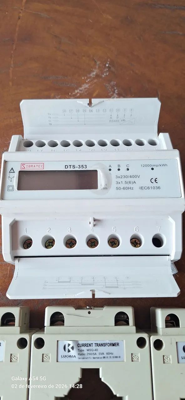 Medidor de energia Kwh  - Foto 2