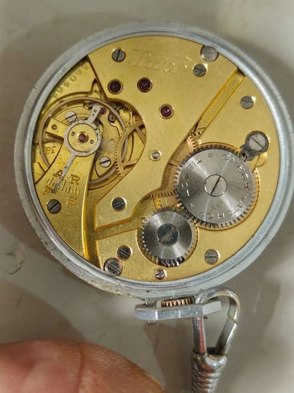 Relógio de bolso omega Tissot funcionando  - Foto 4