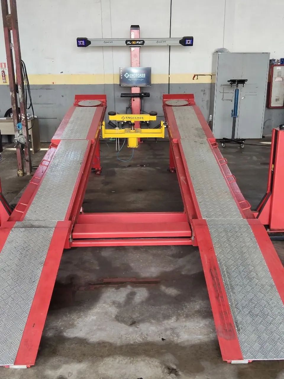 Vendo alinhamento 3D completo com rampa de 4T elétrica, Estado de novo 3 meses de uso.  - Foto 4