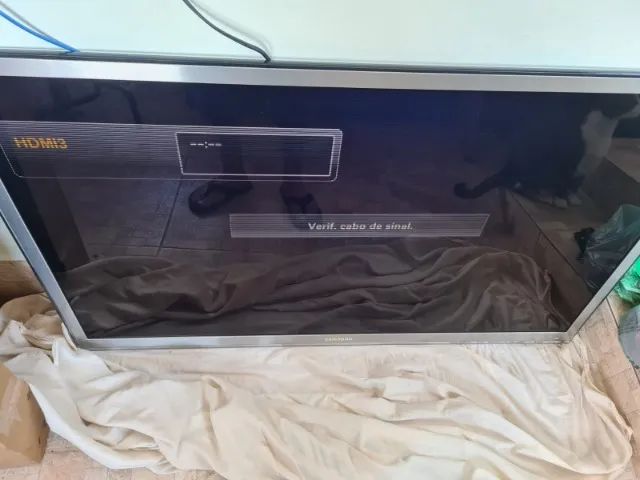 TELEVISÃO SAMSUNG 55 POLEGADAS COM DEFEITO.     - Foto 5