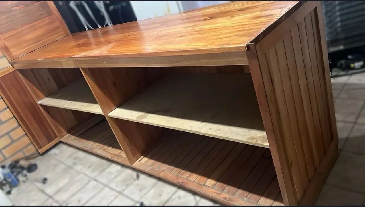 Balcão comercial em eucalipto   - Foto 4