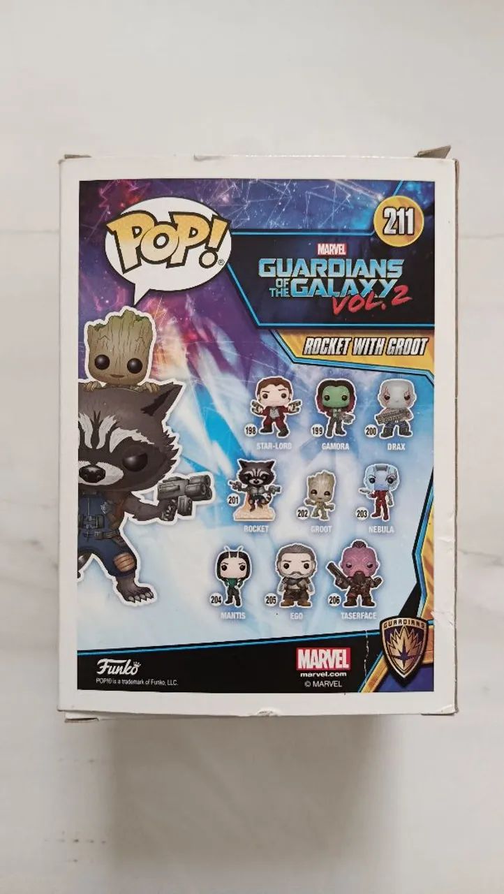 Funko Pop! Rocket w/ Groot (Marvel Collector Corps) - Guardians of the Galaxy Vol.2 - Foto 2