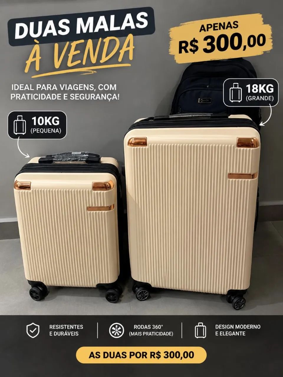 Malas 10kg e 18kg