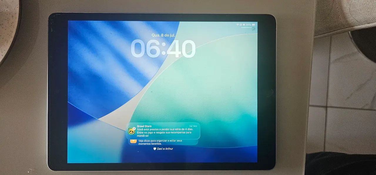 Ipad 9? geração semi novo Tablet Aple - Foto 2