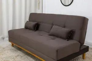 Sofá Cama Aurora Marrom