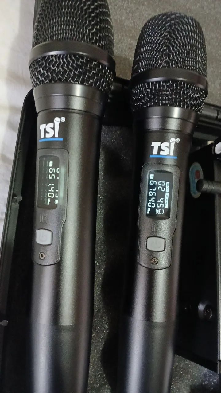 Microfone Sem fio Tsi Alpha Recarregável  - Foto 4