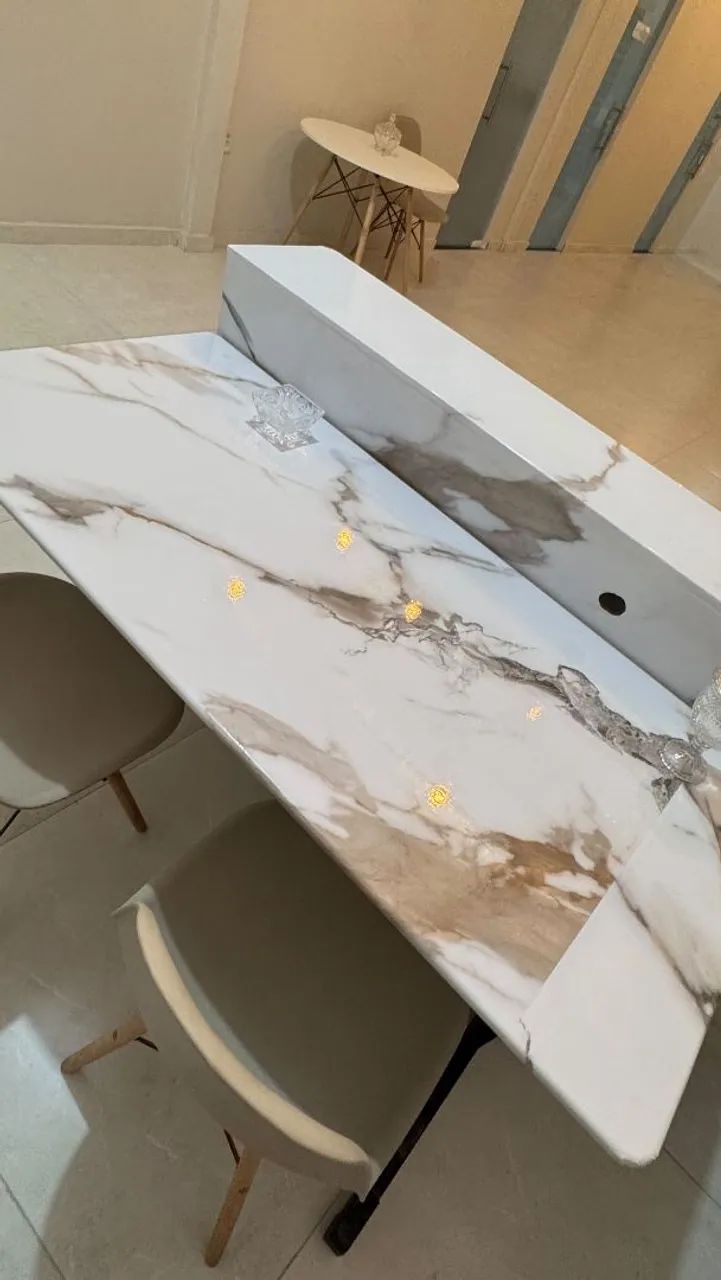 Mesa de escritório Mármore  - Foto 4