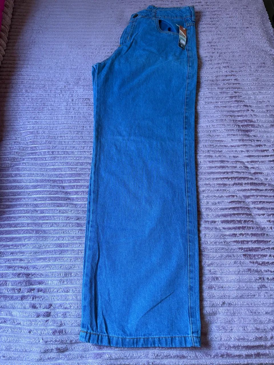 Calça jeans wide leg 