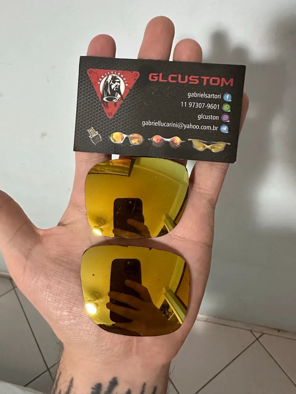 Lente iridium 24k Oakley 