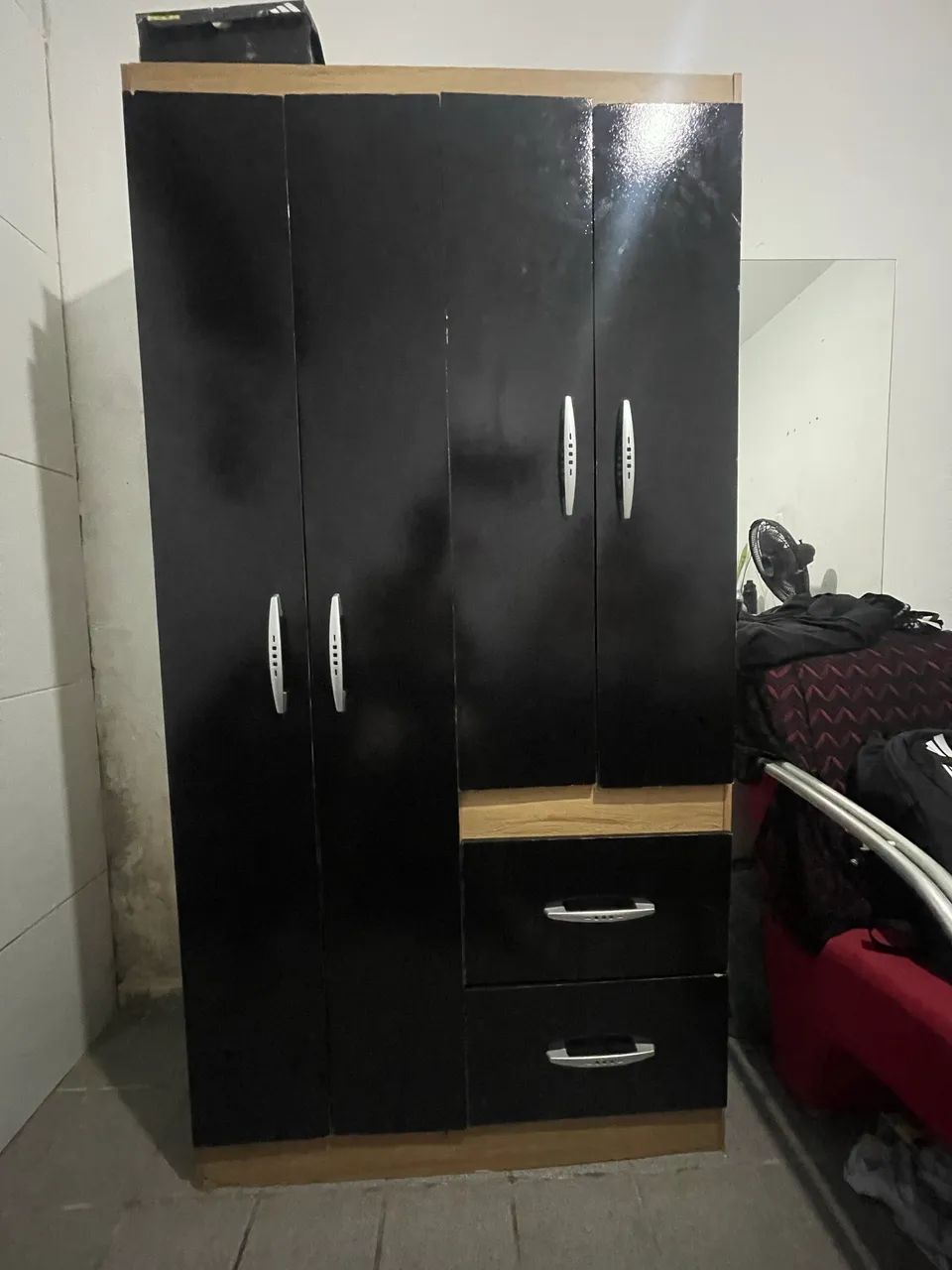 Guarda roupa de solteiro preto - Foto 2