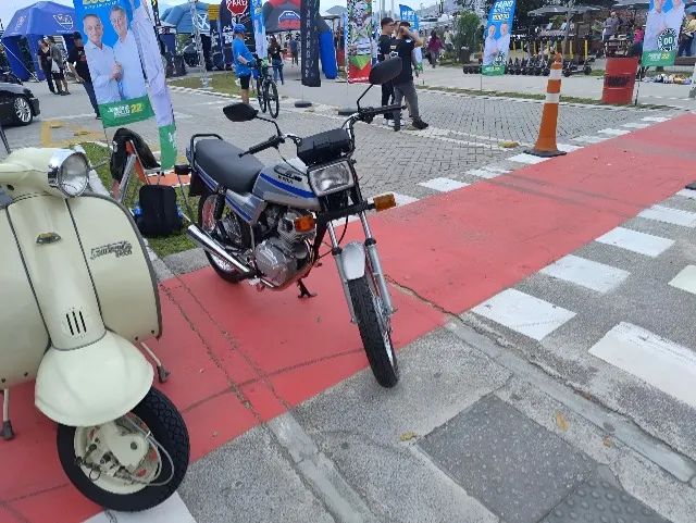 Honda CG 125 Today Totalmente Restaurada e Impecável - Foto 4
