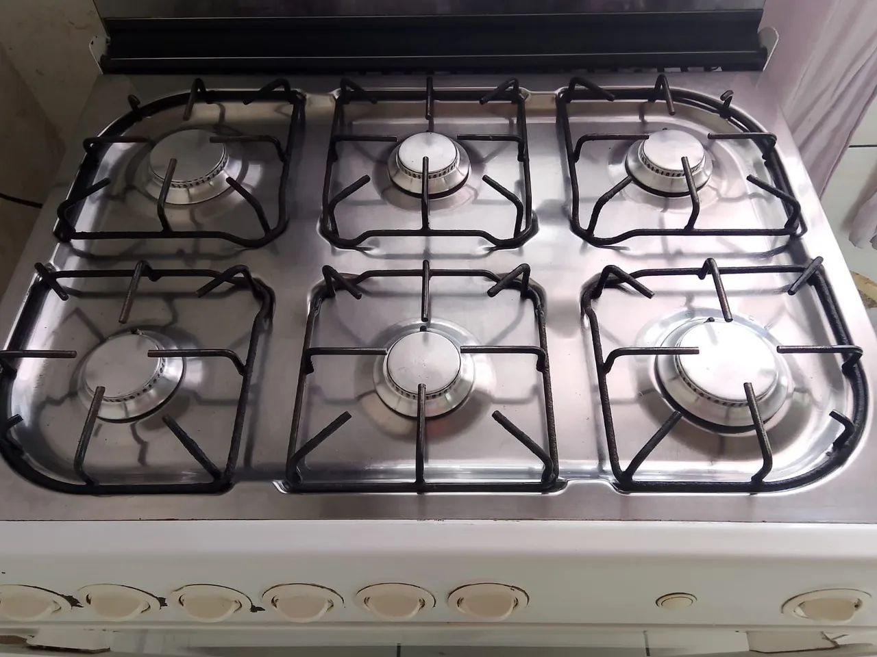 Fogão funcionando 