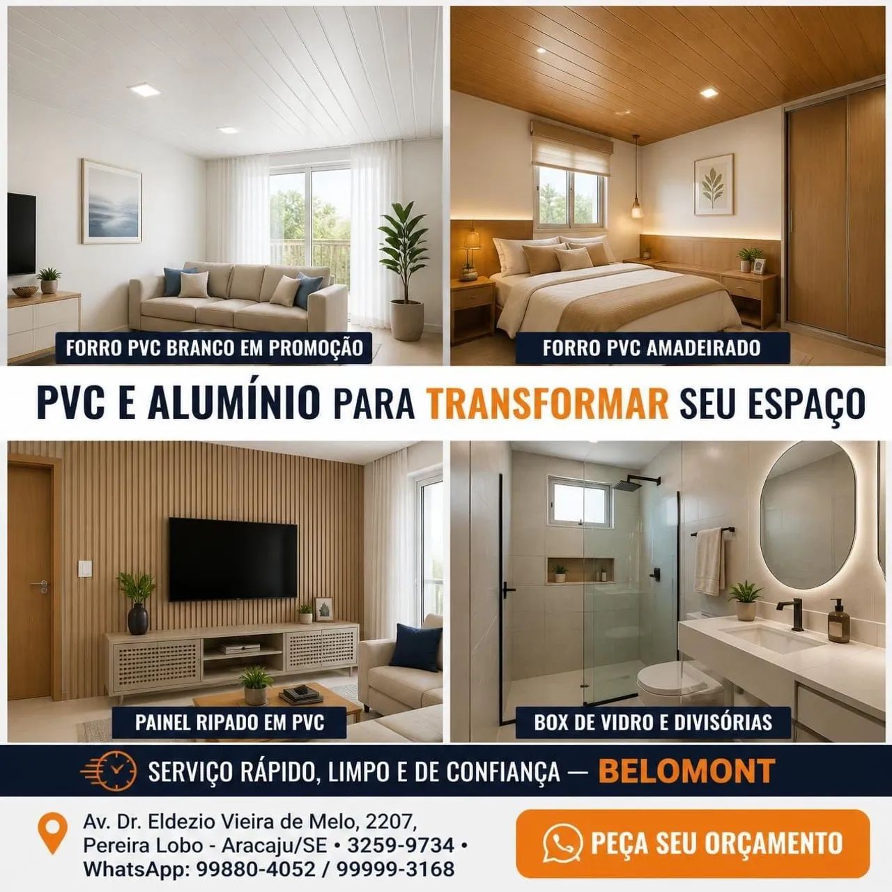 FORRO PVC JÁ INSTALADO