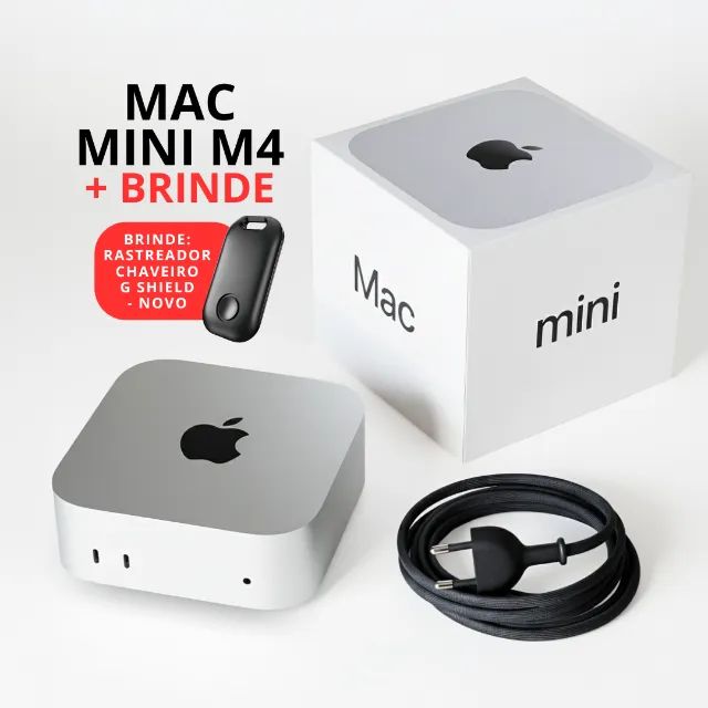 Mac Mini M4, 16GB de Ram, 256GB SSD - Computadores e Desktops