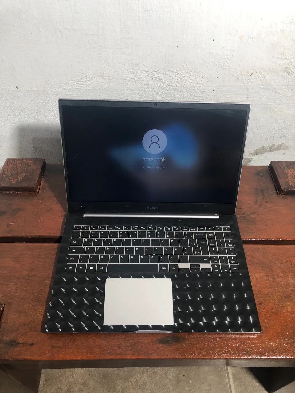 Notebook Samsung processador Celeron Ssd 128  gb 4 gigas de ram  Bateria durando 3 horas - Foto 4