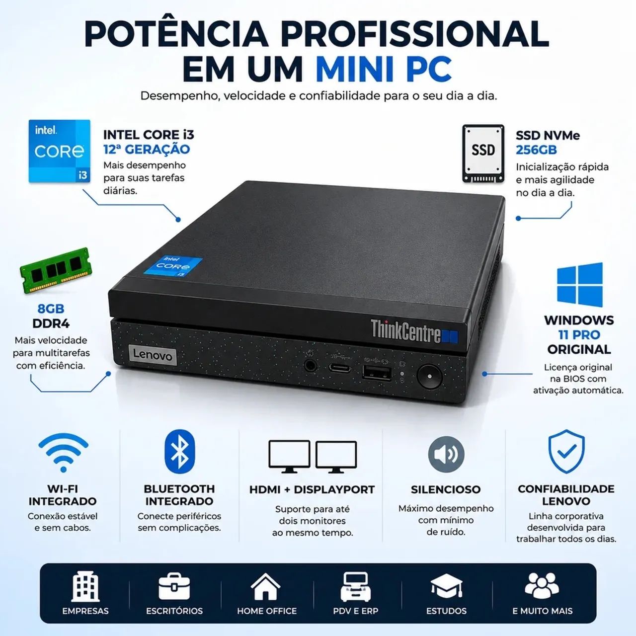 Computador i3 12ª geração Lenovo - Foto 2