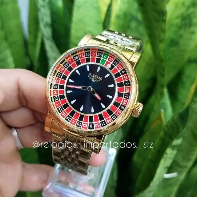 RELÓGIO MASCULINO LIGE - Pulseira em AÇO INOXIDÁVEL - GARANTIA - ENTREGA Facilitada - Foto 2