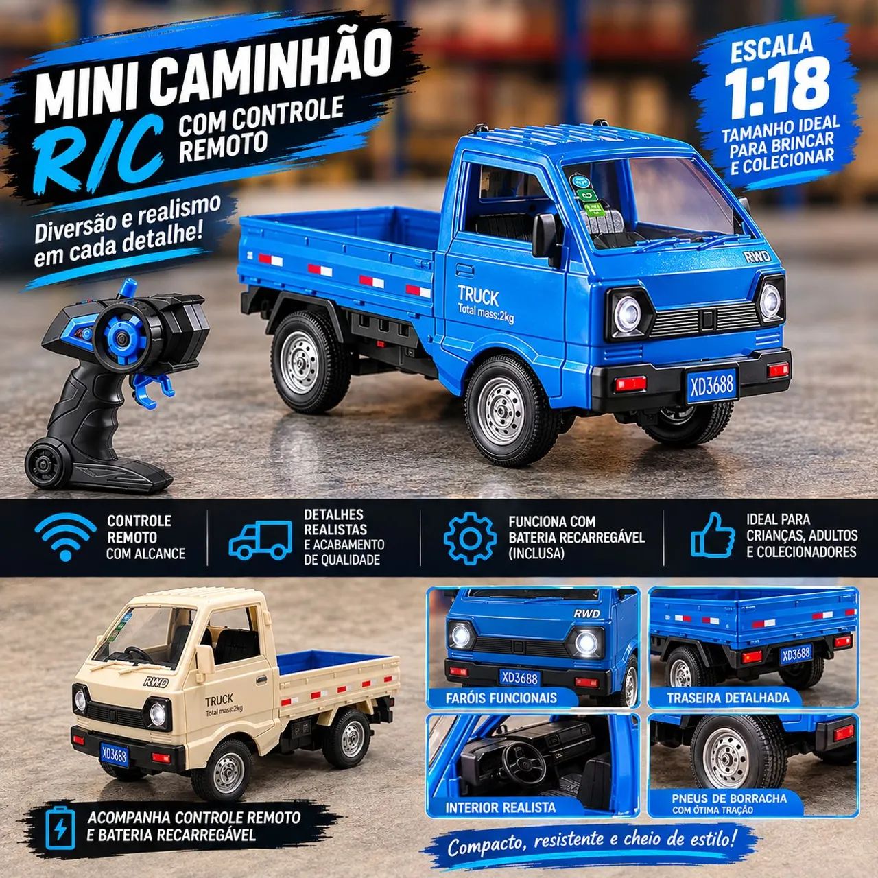 Carrinho de controle remoto 