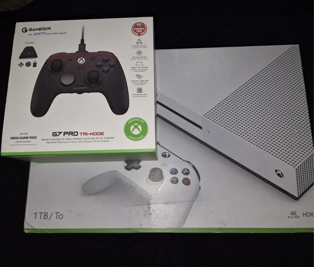Xbox One S de 1TB e Controle da Gamesir G7 Pro - Foto 4