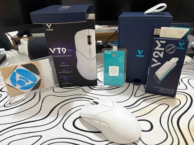 Mouse Gamer VT9 PRO + 4k Wireless Receiver + Wireless Charging
