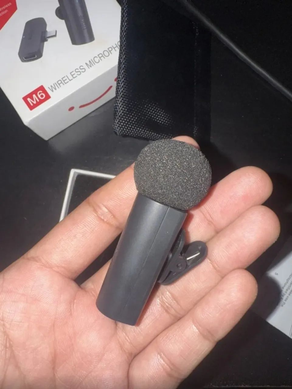 Microfone de Lapela Fifine Sem Fio USB-C - Foto 3