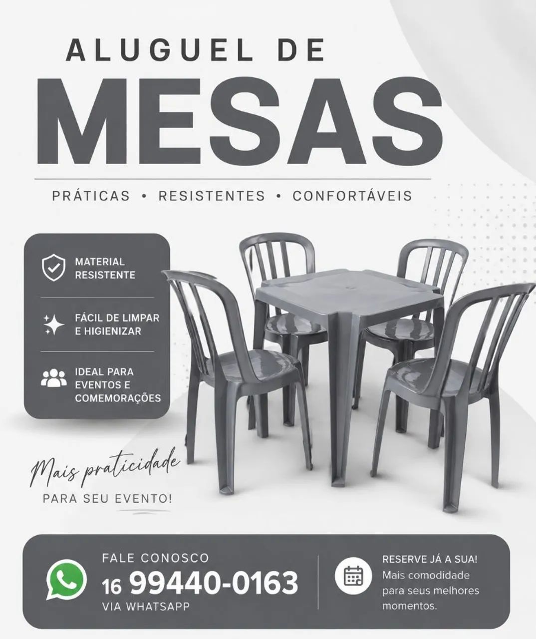 Locação de mesas e Serviço de fretes - Foto 5
