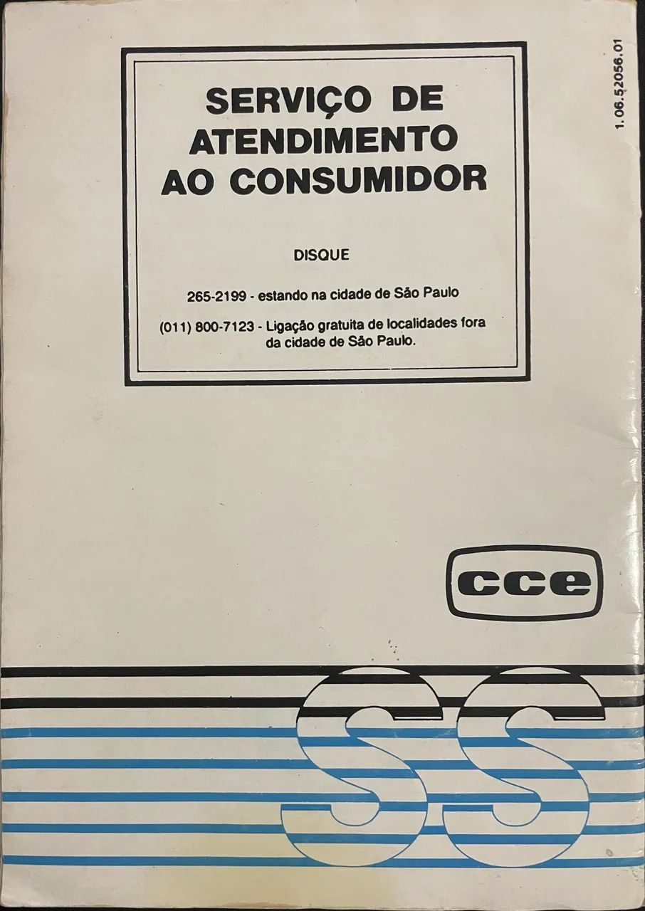 Manual de Operações CCE SS-6000 (RARO) - Foto 3