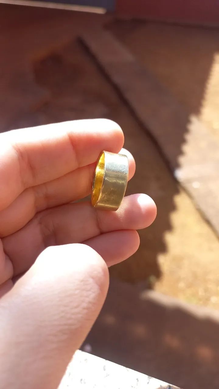  VENDO ALIANÇA DE OURO 18K   - Foto 3