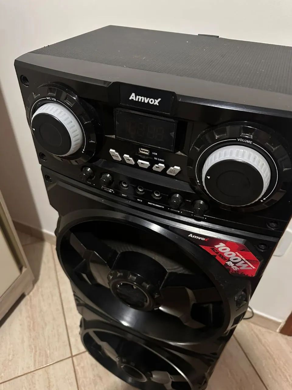 Caixa de Som amvox 1000w RMS - Foto 4