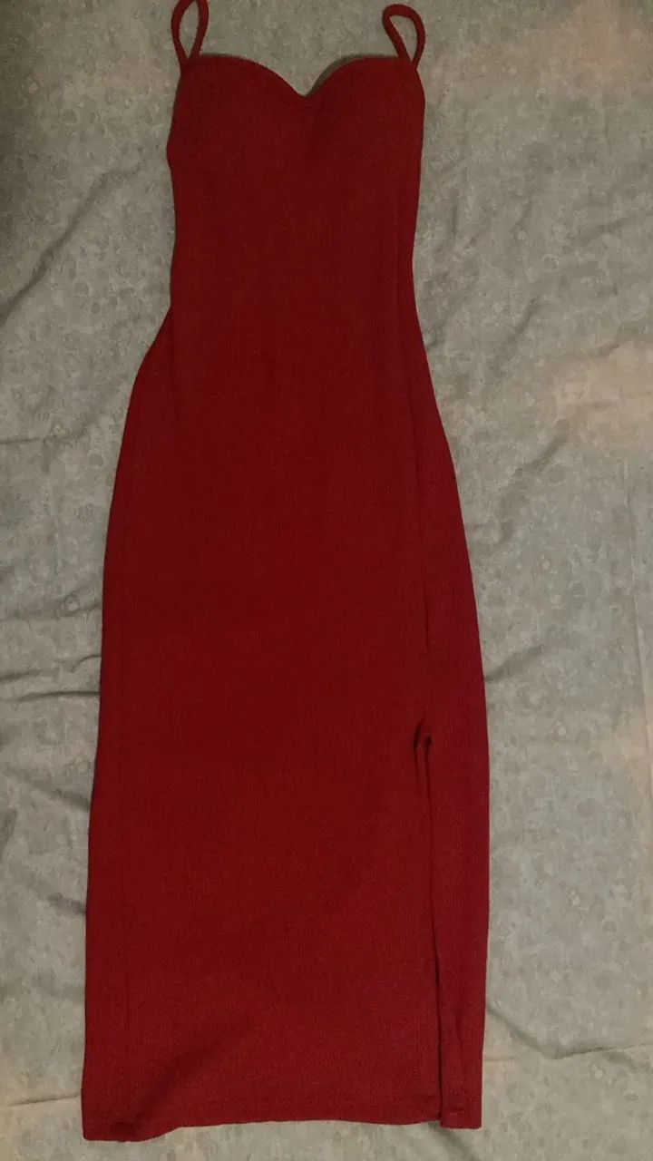 Vestido Vermelho Longo