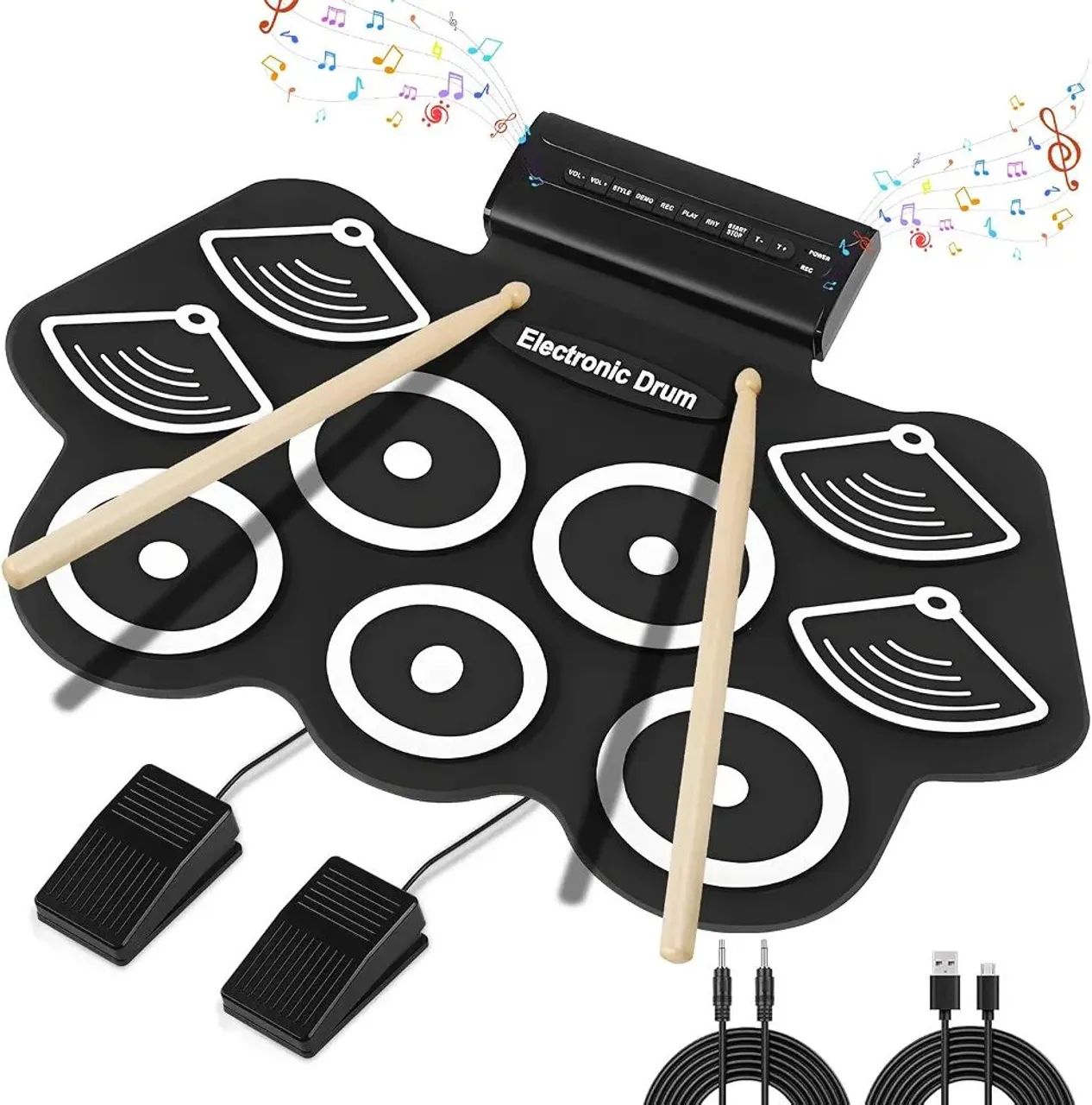 Bateria Eletrônica Silicone