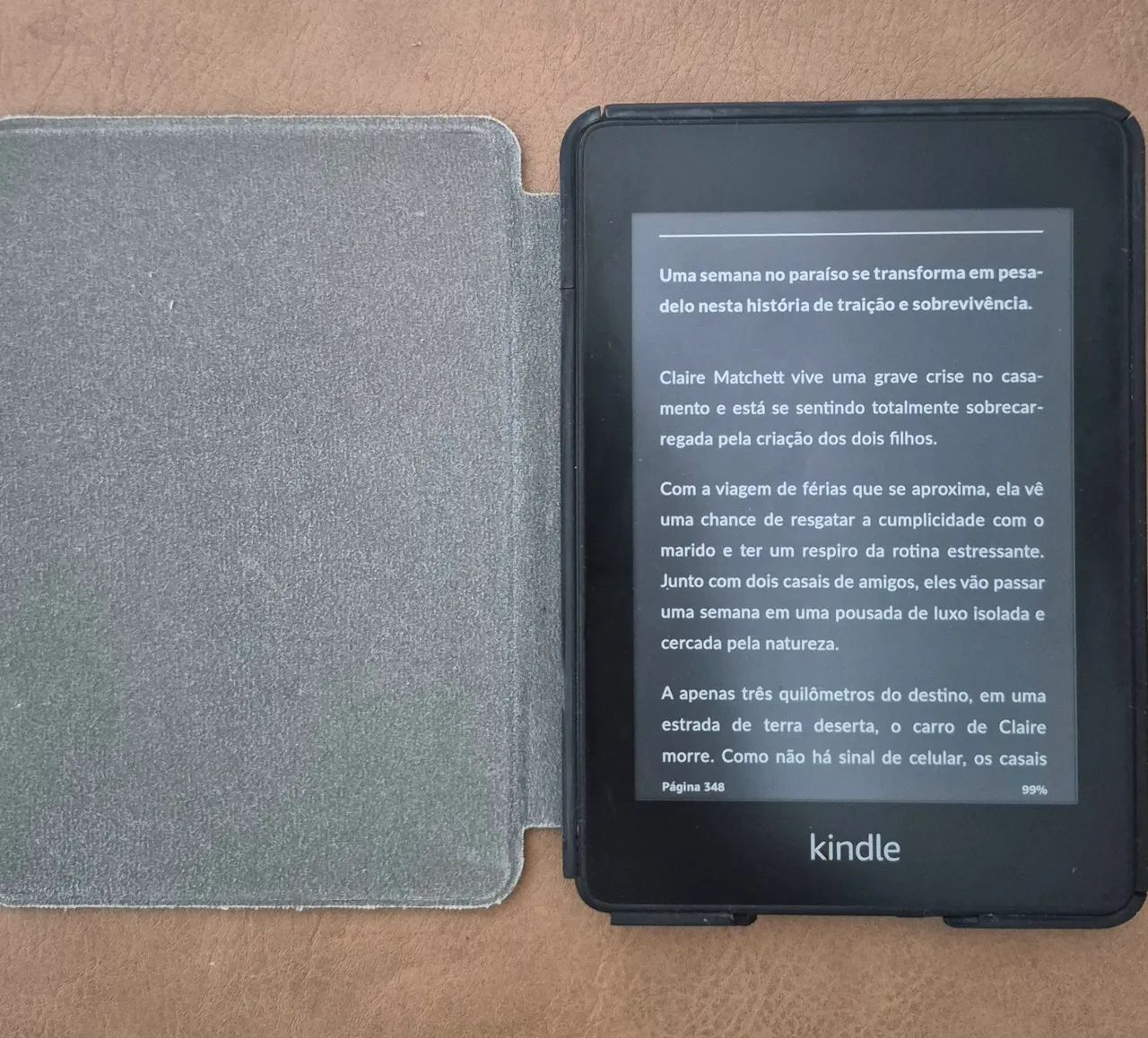 Kindle paperwhite 10ª geração com capa - Foto 3