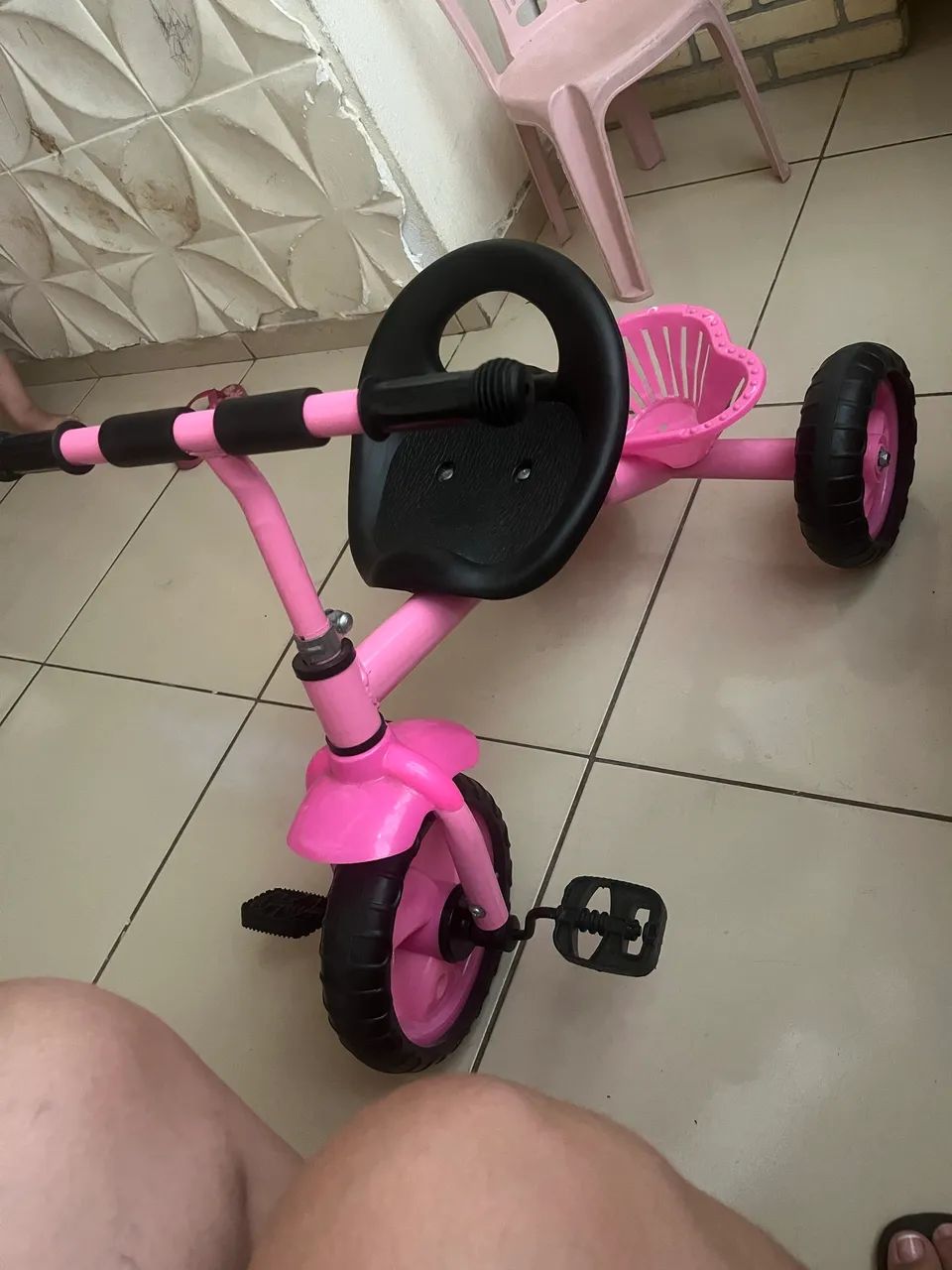 Triciclo infantil menina 