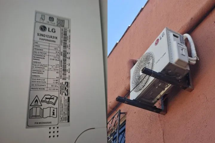 Ar Condicionado LG 12.000 Btus WiFi Dual Inverter Voice +Ai frio S3-Q12JA31K 220V Seminovo - Foto 5