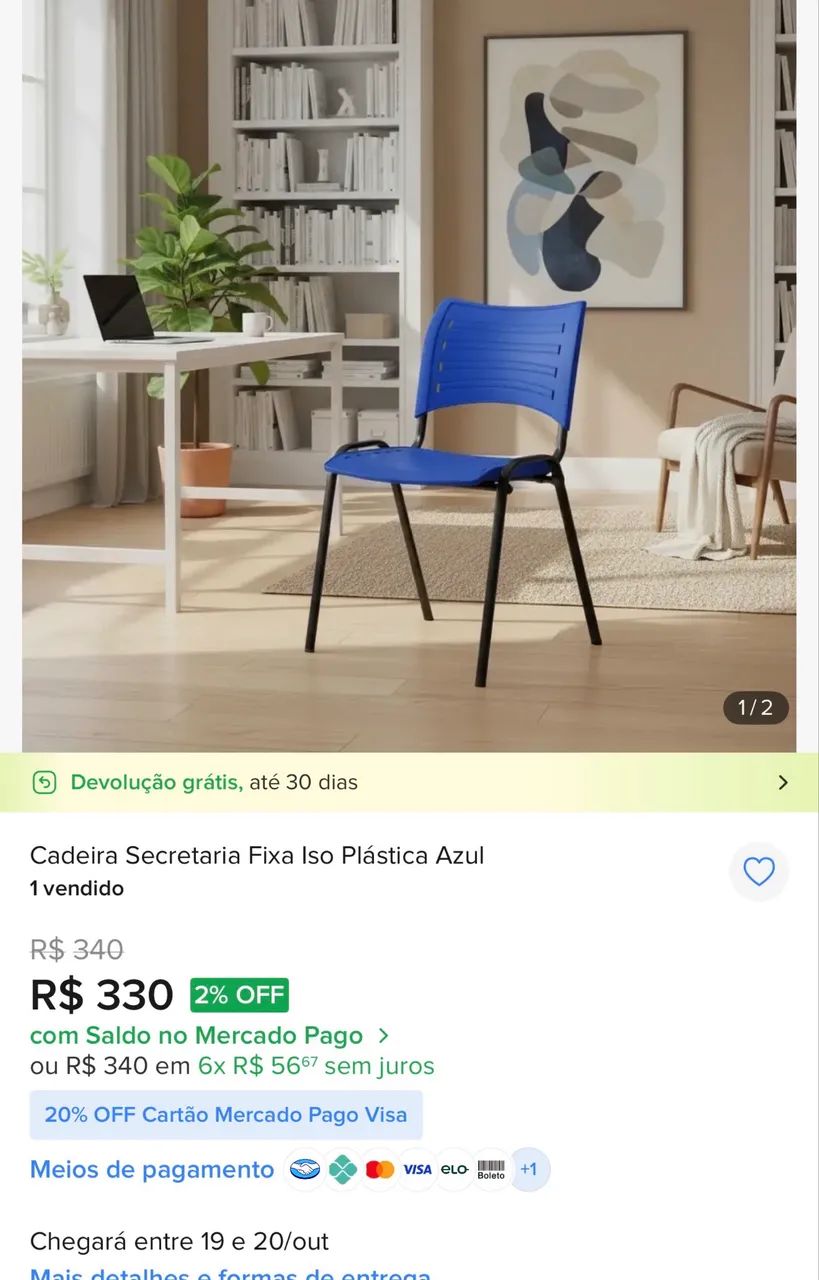 Cadeiras para escritório  - Foto 4