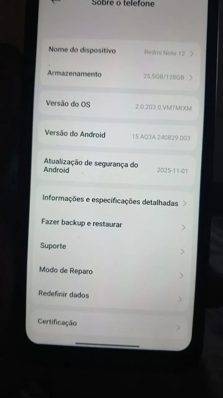 Vendo Xiaomi Redmi Note 12 com 128GB - Foto 2