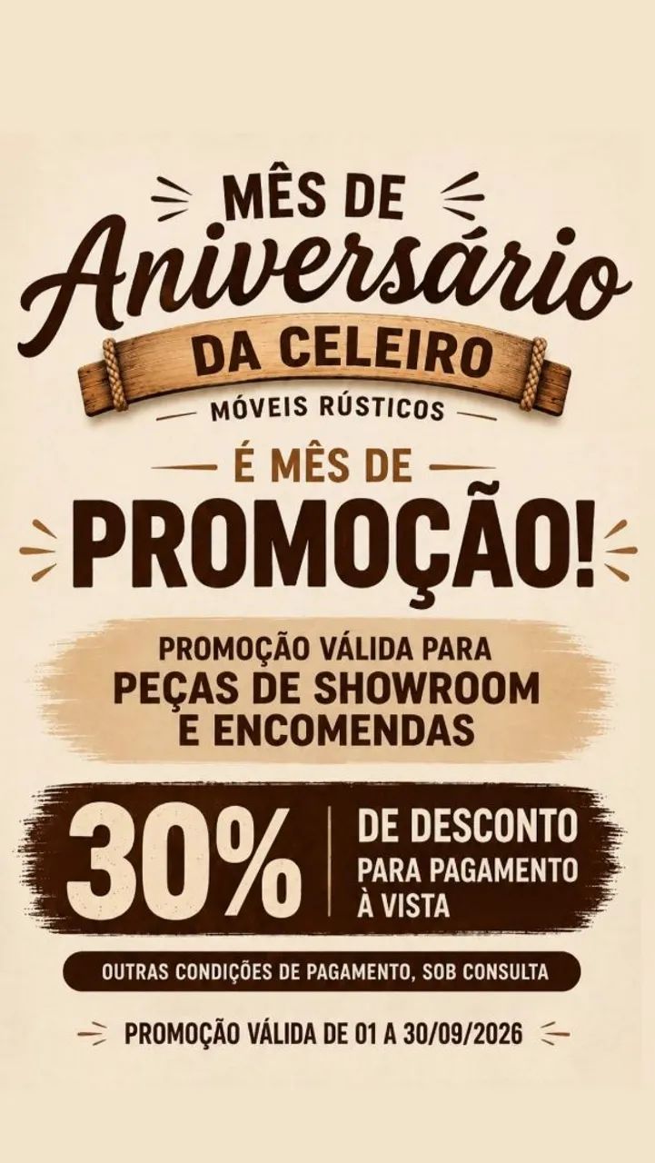 Promoção de Aniversário 