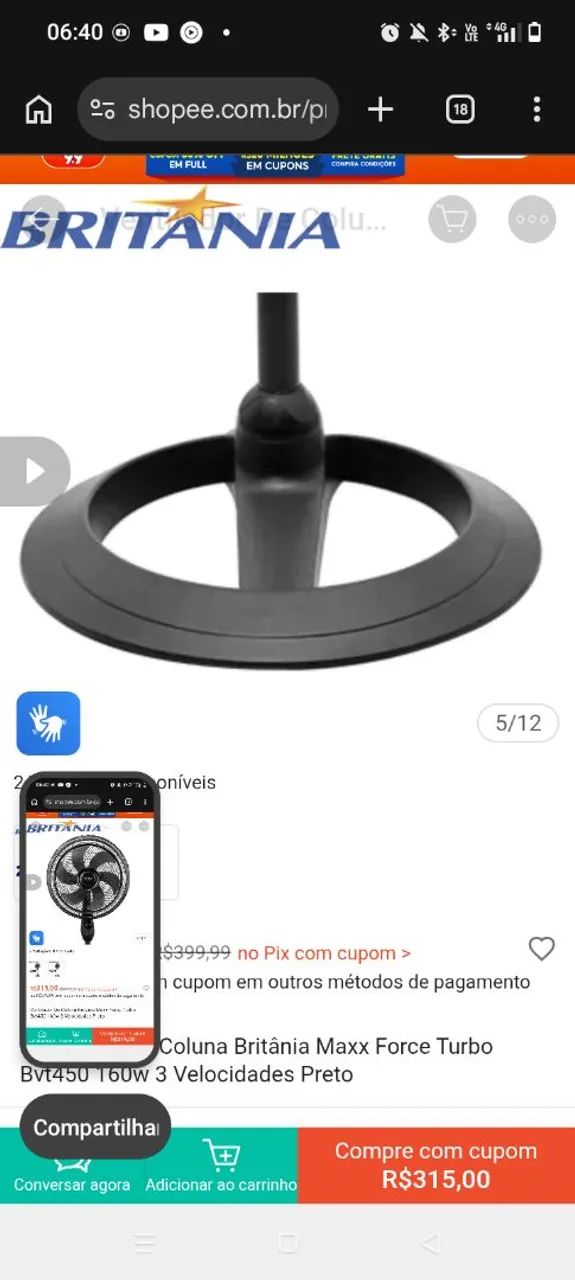 Ventilador  - Foto 3