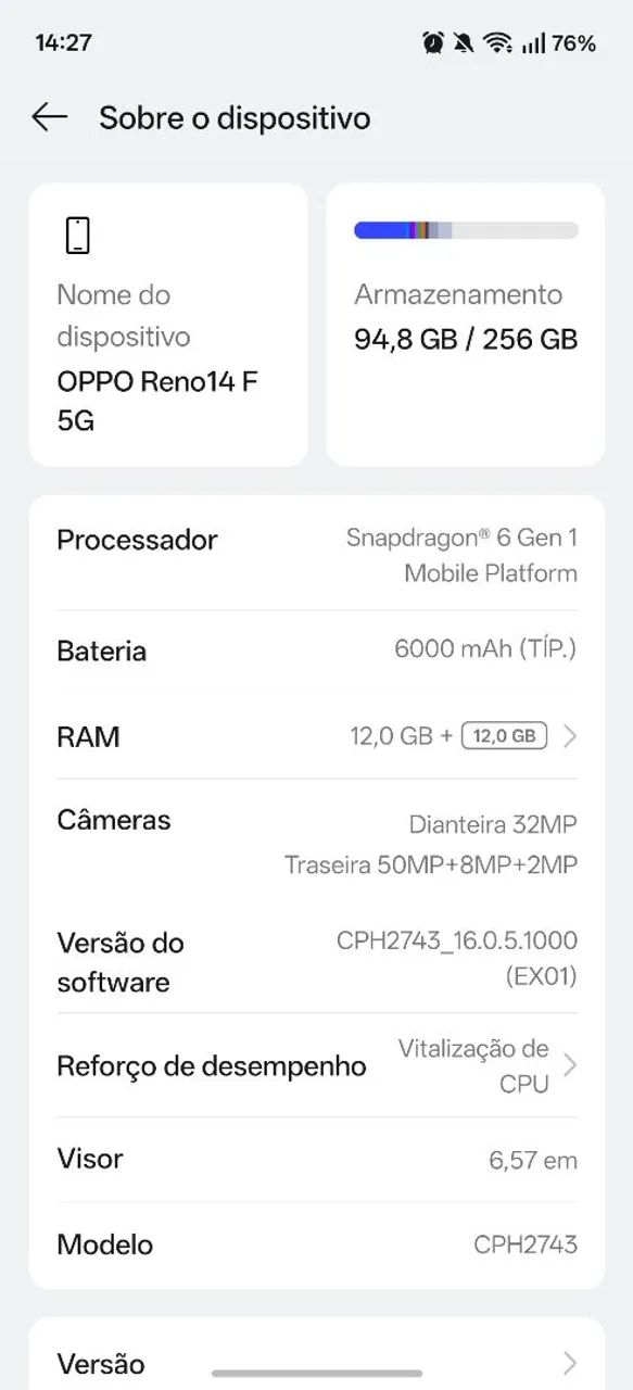 Oppo Reno 14F 5g  - Foto 2