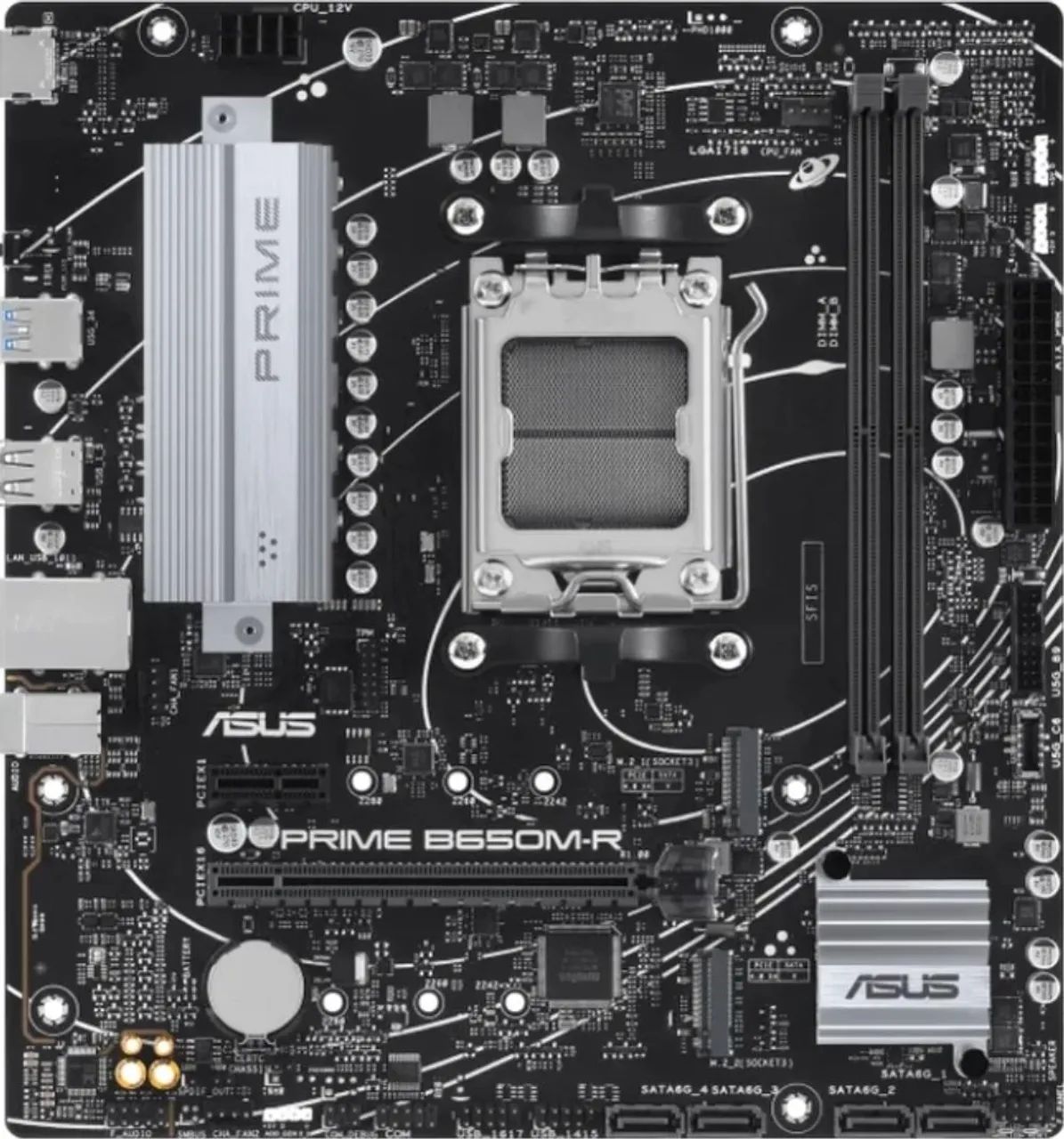 Placa mãe NOVA LACRADA DDR5 ASUS PRIME B650M-R - Foto 3