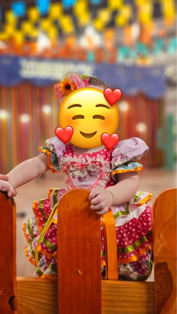 Vestido junino bebê 