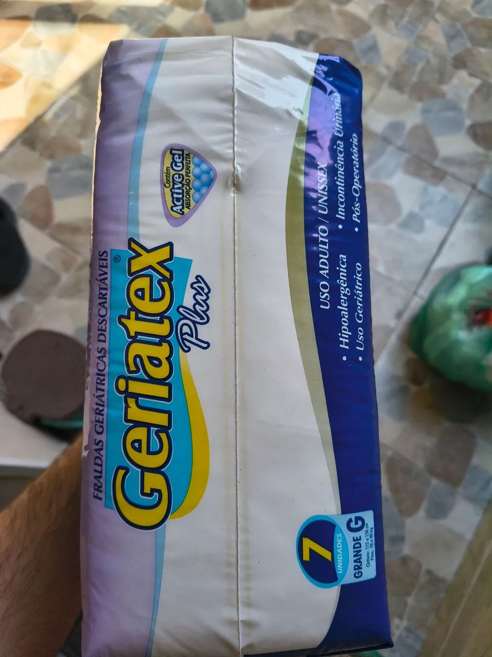 Fralda geriátrica descartável - pacote com 7 - geriatex plus - Foto 2