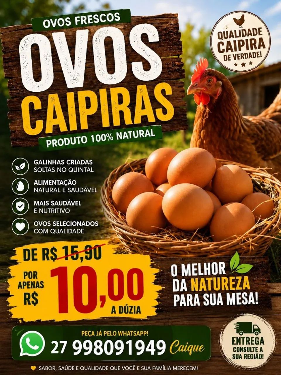 Ovos Caipira 