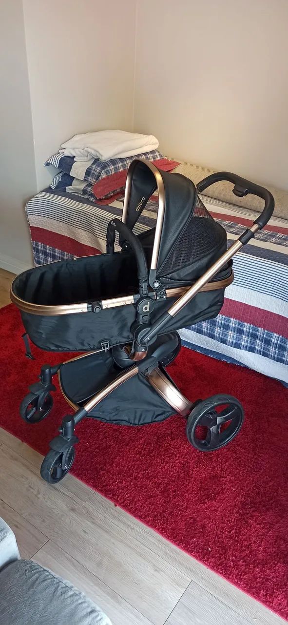 Carrinho Galzerano Vulkan + bebê conforto  - Foto 2