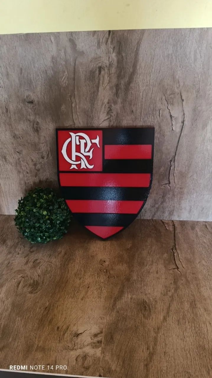 escudo flamengo mdf - Foto 3