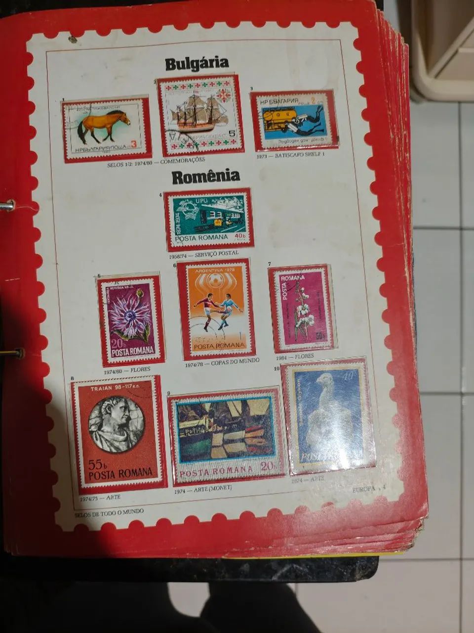 Coleção de selos - Foto 2