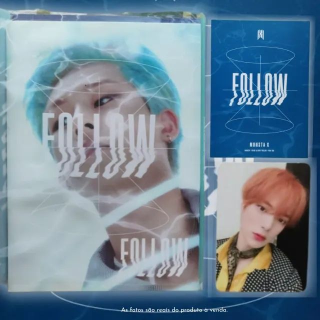 MONSTA X Follow Find You Vol.3 Álbum Original + Photocard Minhyuk